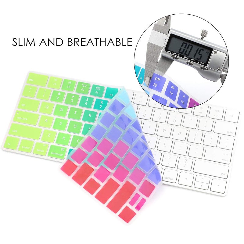 Allinside Rainbow Cover for Apple Magic Keyboard (MLA22LL/A) with US Layout - Image 4